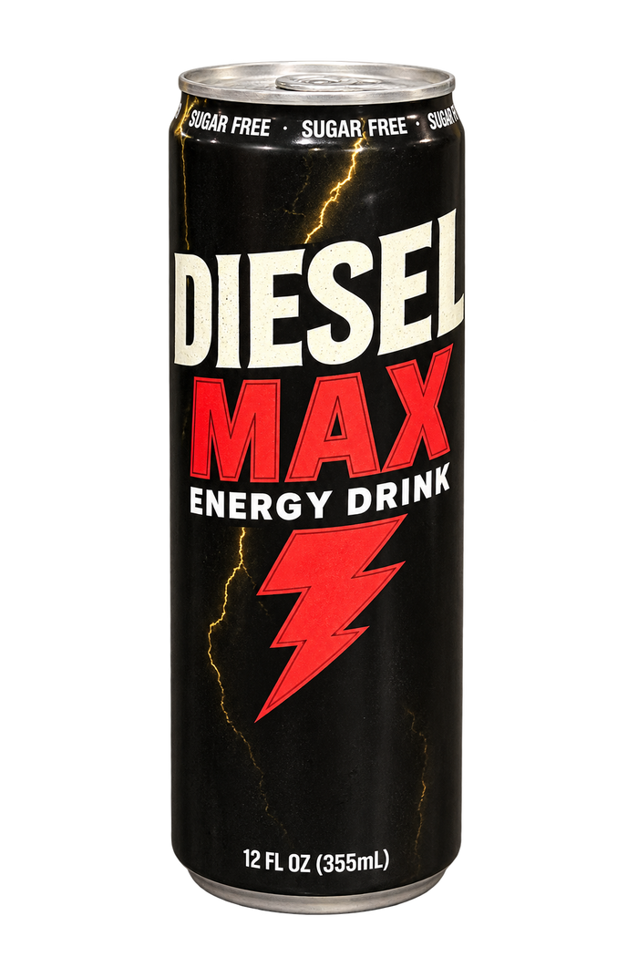 Diesel Max Energy Drink — 12 Pack
